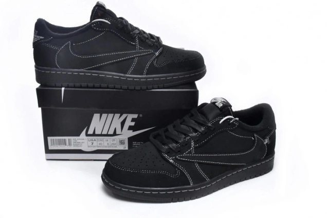 Rep TBK x Low DM7866-001 Scott Black Air Jordan 1 OG Travis Phantom 0822